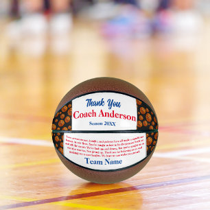 Ballon De Basket Motif de basketball Inspirant Merci Coach