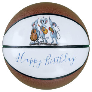 Ballon De Basket Mouse Music Band Fundy Anniversaire Gift Basketbal