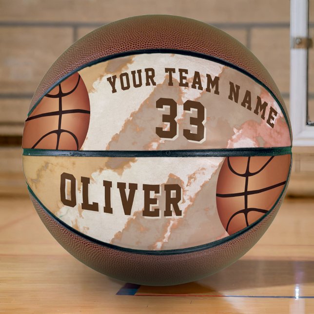 Ballon De Basket Nom du joueur de basket-ball personnalisé Numéro d (Créateur téléchargé)
