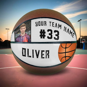 Ballon De Basket Nom et numéro du joueur personnalisé Nom de l'équi
