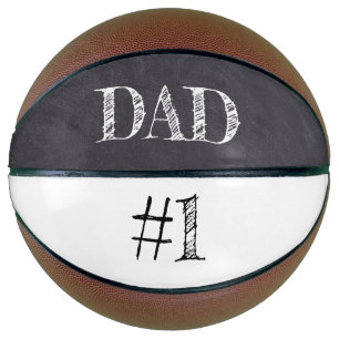 Ballon De Basket Numéro 1 fête des pères DAD sur tableau de bord