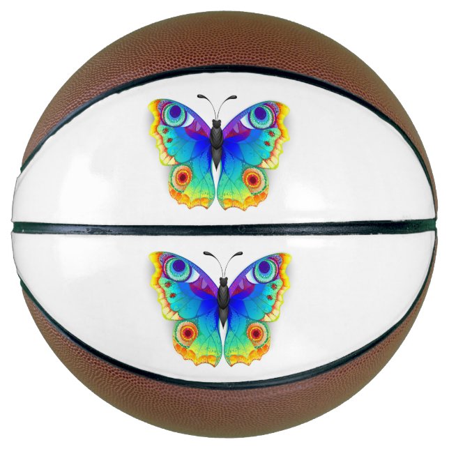Ballon De Basket Oeil de paon arc-en-ciel (Devant)