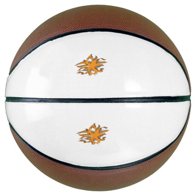 Ballon De Basket Orange jaunâtre, Jaune orangé (Devant)