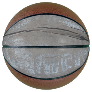 Ballon De Basket panneaux patinés gris