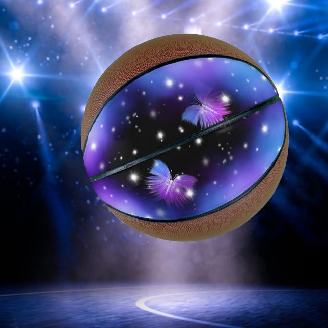 Ballon De Basket Papillons de l'Imaginaire spatial Cosmique (Créateur téléchargé)