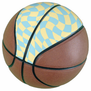 Ballon De Basket Pâque bleu rétro Pastel Warboard