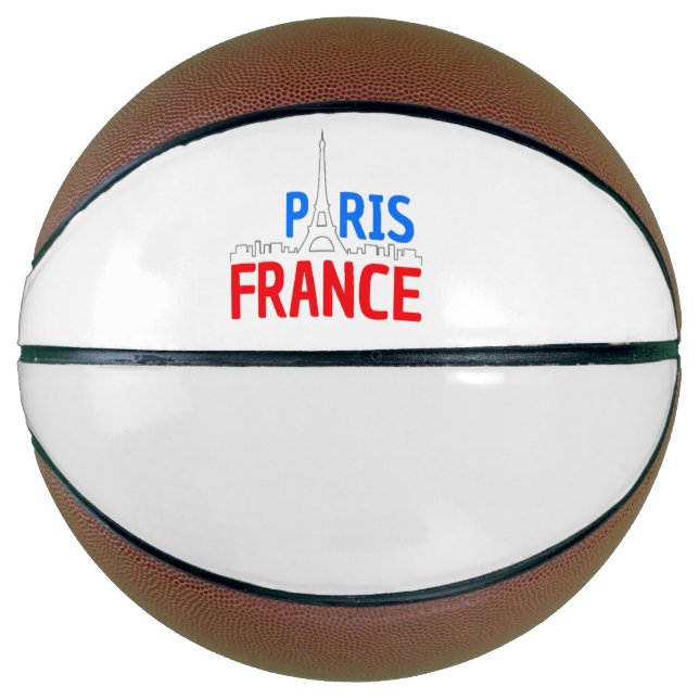 Ballon De Basket Paris France, Psg, Parisian, Eiffel (Devant)