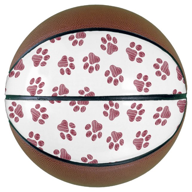 Ballon De Basket Patrouilles de Doodle, Paws de Chien, Paws De Bour (Devant)