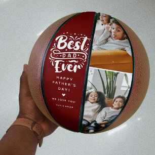 Ballon De Basket Personnalisé Meilleur Papa Jamais 2 garde photo