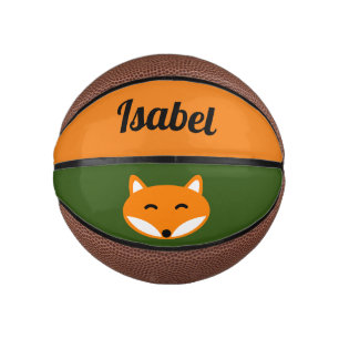 Ballon De Basket Petit renard rouge personnalisé mini basket-ball
