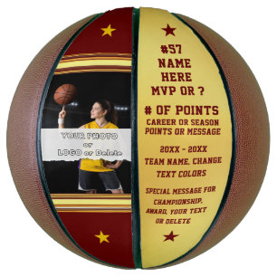 Ballon De Basket Photo Basketball. Cadeaux de basketball de nuit