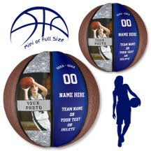 Photo et balle de basket-ball pour filles personna