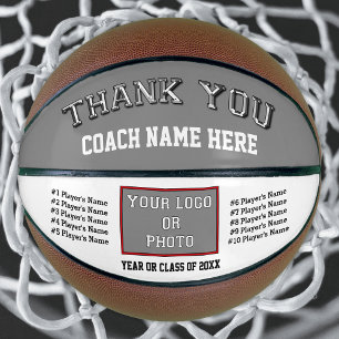 Ballon De Basket Photo, Nom du joueur Basketball Coach idées cadeau