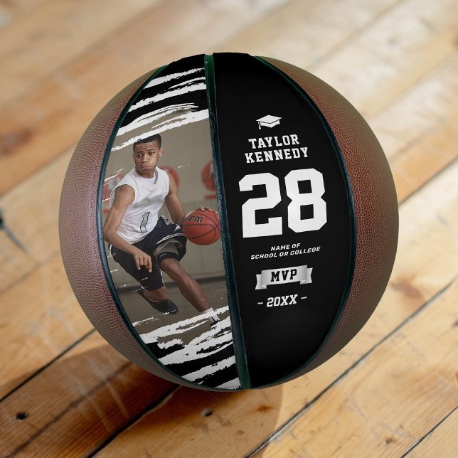 Ballon De Basket Photo personnalisée Fin de saison MVP (Créateur téléchargé)