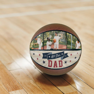 Ballon De Basket Photo personnalisée pour papa étoile