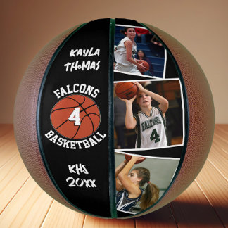 Ballon De Basket Photos personnalisées du joueur Nom et numéro de l