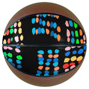 Ballon De Basket Points colorés