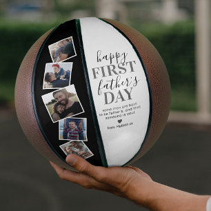 Ballon De Basket Premier cadeau de collage de photos pour la fête d