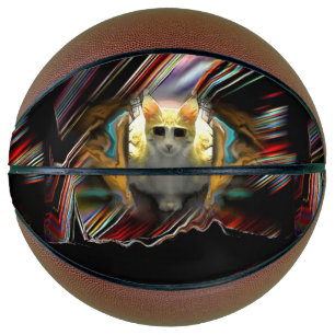 Ballon De Basket Prêt pour le décollage Cool Cat