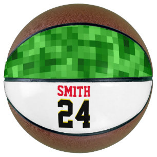 Ballon De Basket Prix du joueur personnalisé Ball Green Red Black