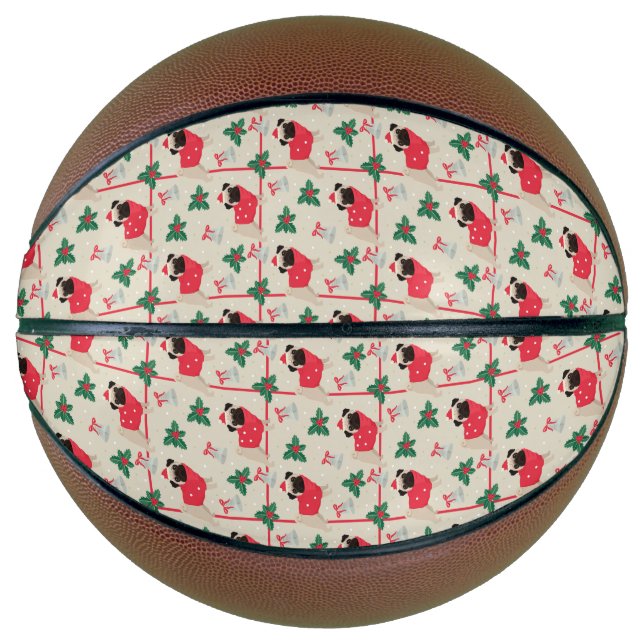 Ballon De Basket Puggy Christmas Basket (Devant)