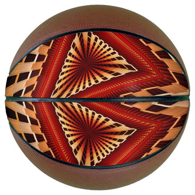 Ballon De Basket Réseau d'Imaginaires 3D Conception graphique fract (Devant)
