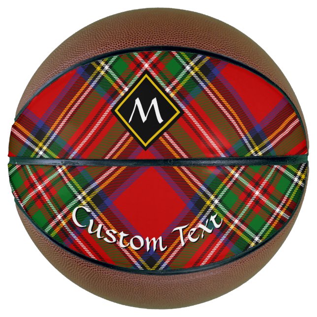 Ballon De Basket Royal Stewart Tartan (Devant)