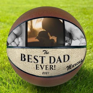 Ballon De Basket Rustique Meilleur papa Jamais Père`s Day Keepsaké
