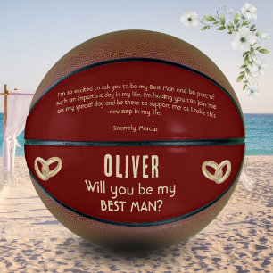 Ballon De Basket Serez-vous mon meilleur nom personnalisé