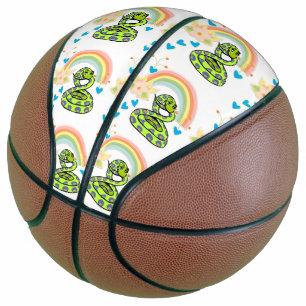 Ballon De Basket Serpent de basket-ball arc-en-ciel