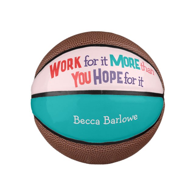 Ballon De Basket Travail Pour Le Mini Basket-Ball (Devant)