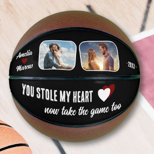 Ballon De Basket Tu as volé mon cœur, prends le jeu 2 Photos Valent