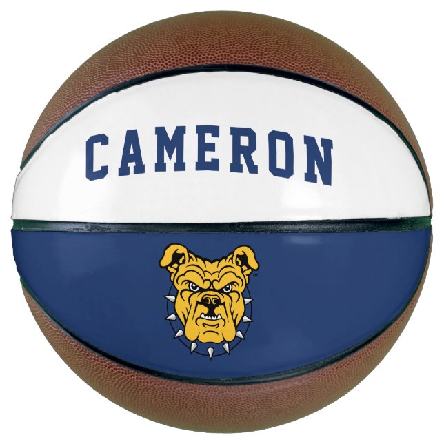 Ballon De Basket Université d'État NCA&T | Tête de Bulldog (Devant)