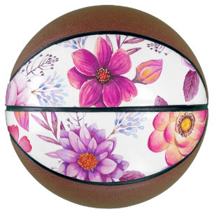 Ballon De Basket Violet rose