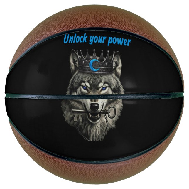 Ballon De Basket wolf king unlock your power (Devant)