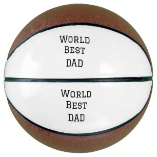Ballon De Basket World best DAD PÈRE ajouter nom texte sport