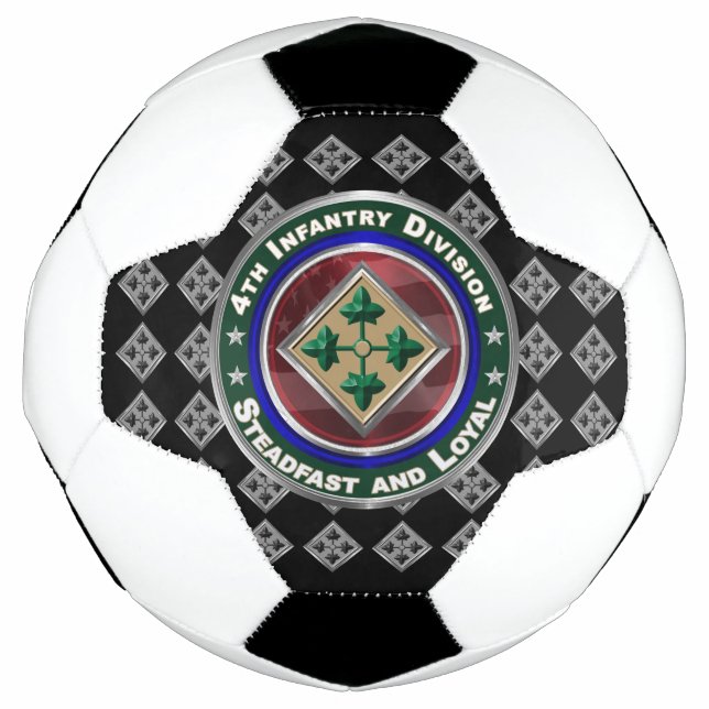 Ballon De Foot 4e division d'infanterie " Fiable et loyale " (Devant)