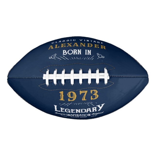 Ballon De Foot 50e anniversaire 1973 Monogramme légendaire (Devant)