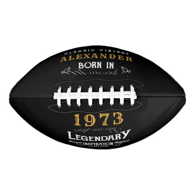 Ballon De Foot 50e anniversaire 1973 Monogramme légendaire (Devant)