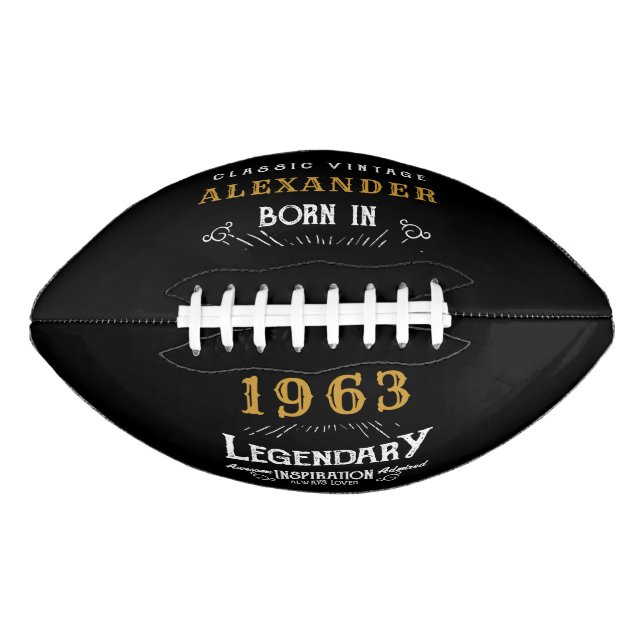 Ballon De Foot 60e anniversaire 1963 Monogramme Légendaire (Devant)