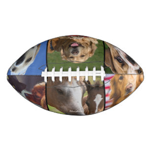Ballon De Foot 6 Photo Collage Custom Football