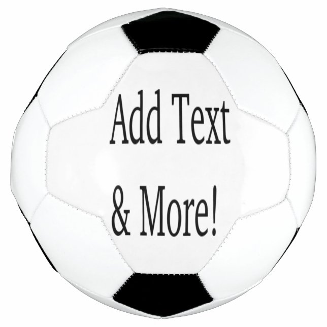 Ballon De Foot Ajouter du texte et plus ! Customisez votre propre (Devant)