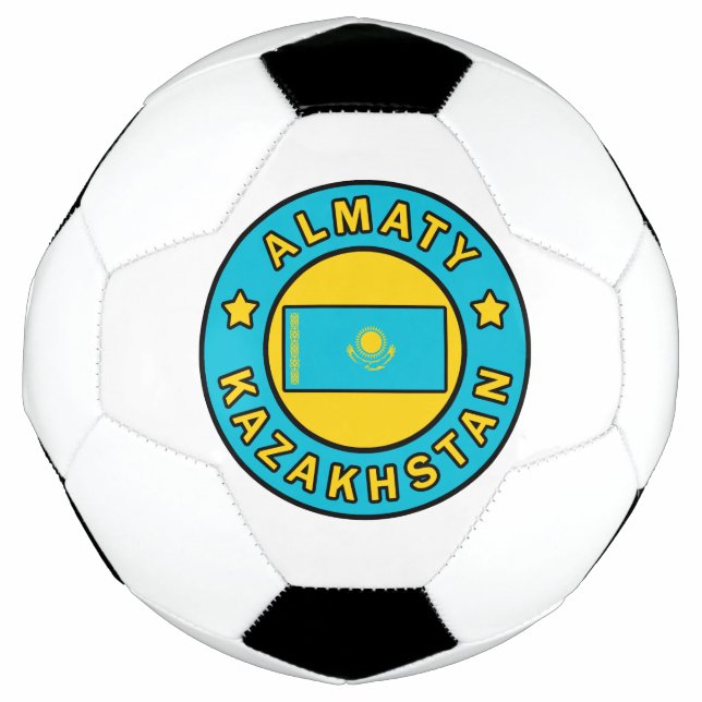 Ballon De Foot Almaty Kazakhstan (Devant)