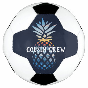 Ballon De Foot Ananas Tropical Personnalisé