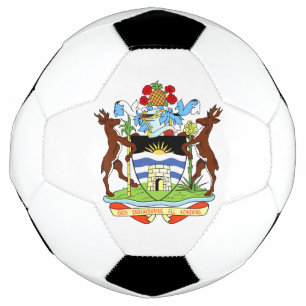 Ballon De Foot antigua et emblème de barbuda