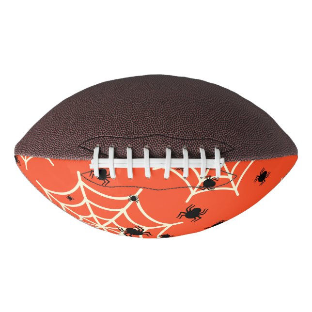 Ballon De Foot Araignées d'Halloween sur le Web (Devant)