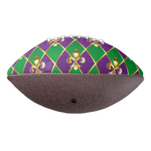 Ballon De Foot Arrière - plan de bijoux Mardi Gras