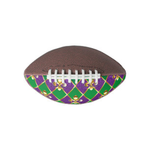 Ballon De Foot Arrière - plan de bijoux Mardi Gras