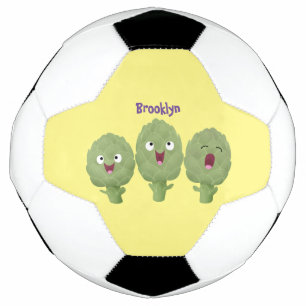 Ballon De Foot Artichauts chantants mignons dessin animé végétal
