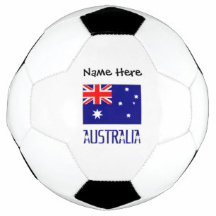 Ballon De Foot Australie Drapeau Australien Nom Personnalisé 